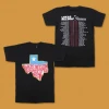 Lukas Nelson & Promise Of The Real New Merch Lone Star Tour 2018 Black T-Shirt