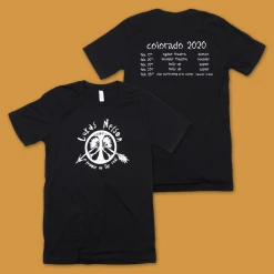 Lukas Nelson & Promise Of The Real New Merch Colorado 2020 Black T-Shirt