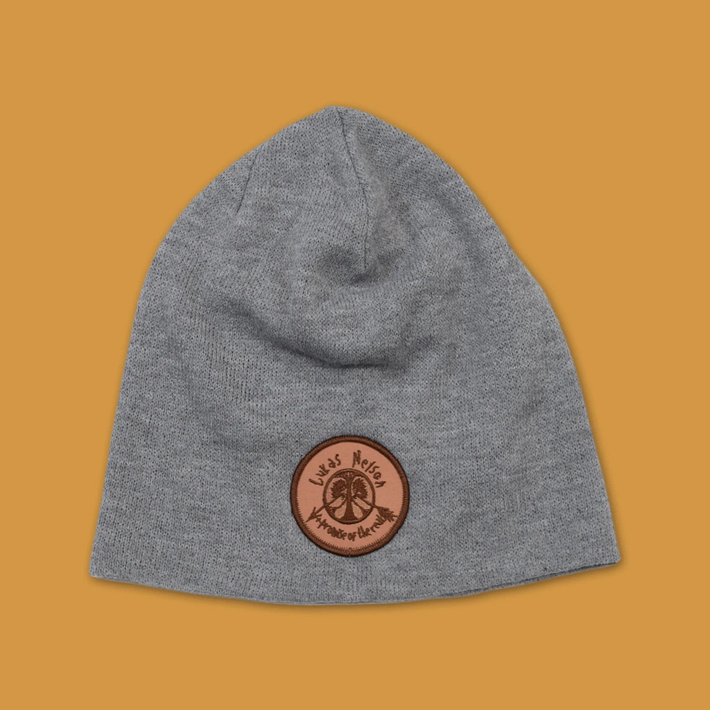 Lukas Nelson & Promise Of The Real New Merch Broken Arrow Heather Grey Slouch Beanie 1 Lukas Nelson & Promise Of The Real New Merch Broken Arrow Heather Grey Slouch Beanie