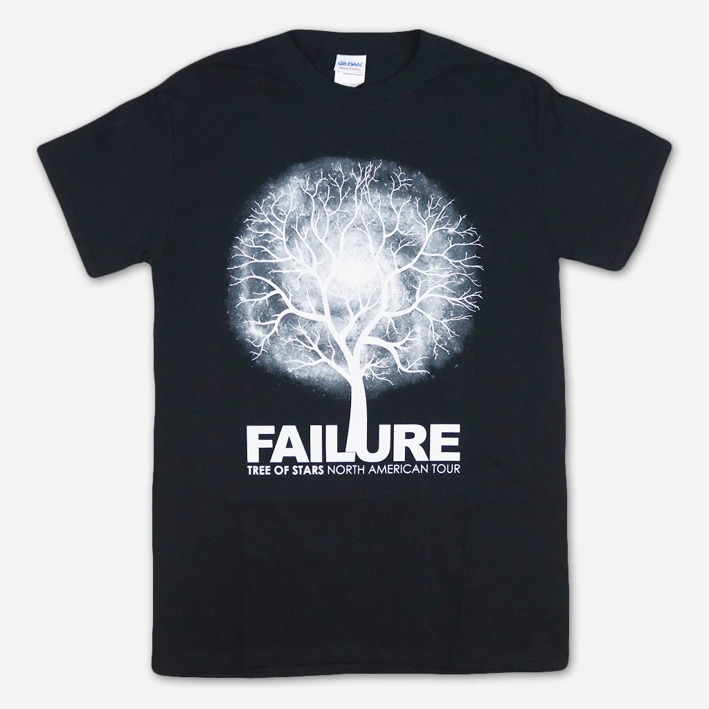 Failure New Merch North America Tour Tree Of Stars Black T-Sirt 2 Failure New Merch North America Tour Tree Of Stars Black T-Sirt
