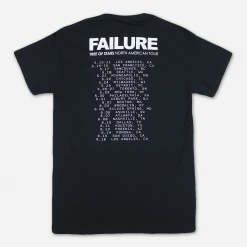 Failure New Merch North America Tour Tree Of Stars Black T-Sirt 6 Failure New Merch North America Tour Tree Of Stars Black T-Sirt