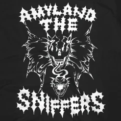 Amyl And The Sniffers Snake Black Pullover Hoodie