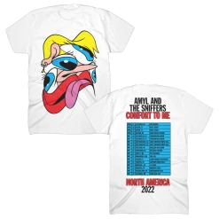 Amyl And The Sniffers New Merch Comfort To Me - 2022 Tour T-Shirt
