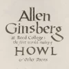 Allen Ginsberg At Reed College: The First Recorded Reading Of Howl & Other Poems New Merch
