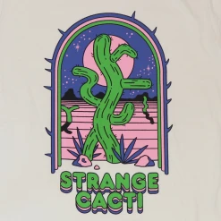 Angel Olsen New Merch Strange Cacti (Night) Cream T-Shirt