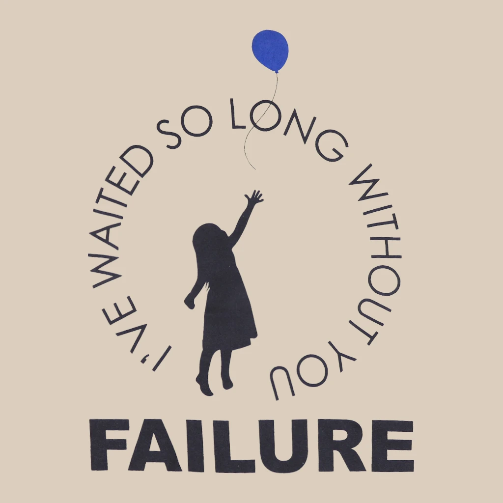 Failure New Merch Dirty Blue Balloons Cream T-Shirt 2 Failure New Merch Dirty Blue Balloons Cream T-Shirt