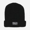 New Merch Delta Spirit Logo Black Knit Beanie