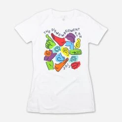 The Dismemberment Plan New Merch Body Parts Women's White T-Shirt
