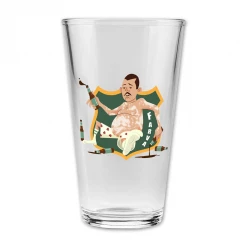 Broken Lizard Farva Pint Glass