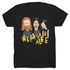Helms Alee Beavis & Butthead Black T-Shirt New Merch