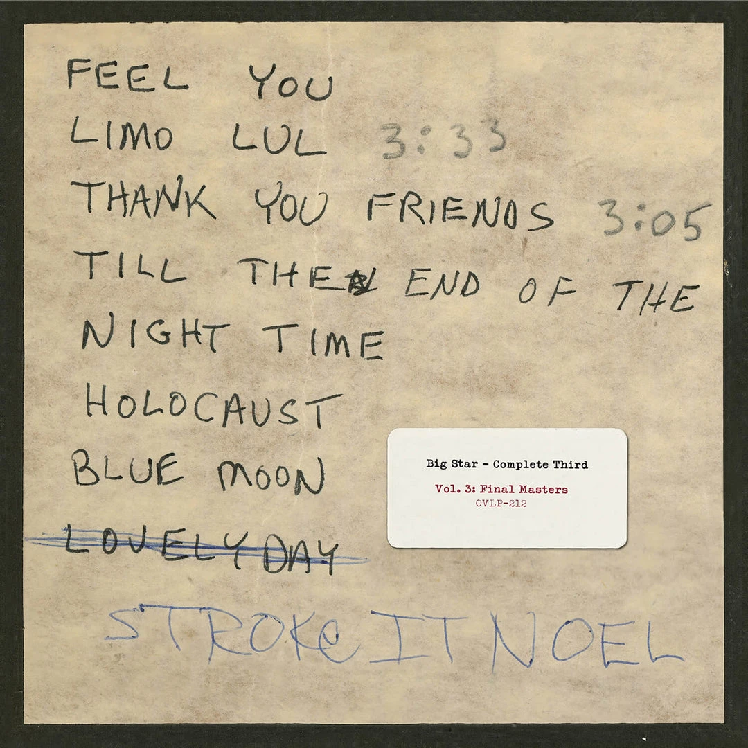 Big Star Complete Third: Vol. 3: Final Masters New Merch 1 Big Star Complete Third: Vol. 3: Final Masters New Merch