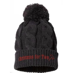 Tara Macri New Merch Christmas For Two Dark Grey Beanie