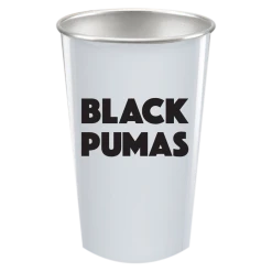 Black Pumas Double Puma Stainless Steel Pint Cups