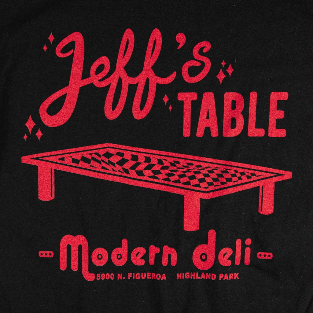 Jeff's Table Modern Deli Black T-Shirt New Merch 2 Jeff's Table Modern Deli Black T-Shirt New Merch