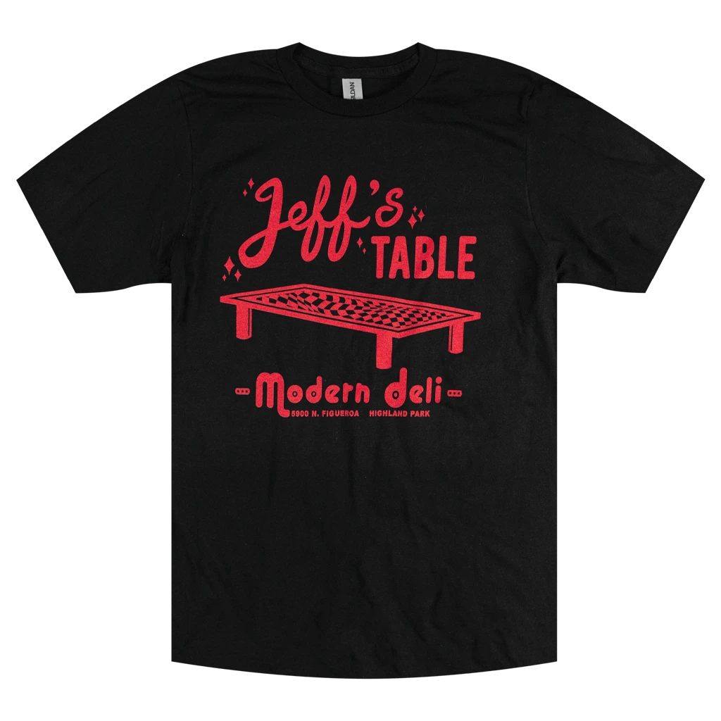 Jeff's Table Modern Deli Black T-Shirt New Merch 1 Jeff's Table Modern Deli Black T-Shirt New Merch
