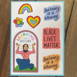 New Merch Blair Imani Sticker Sheet Set