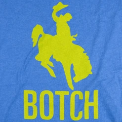 Botch New Merch Cowboy Blue Tri-Blend T-Shirt (Yellow Ink)
