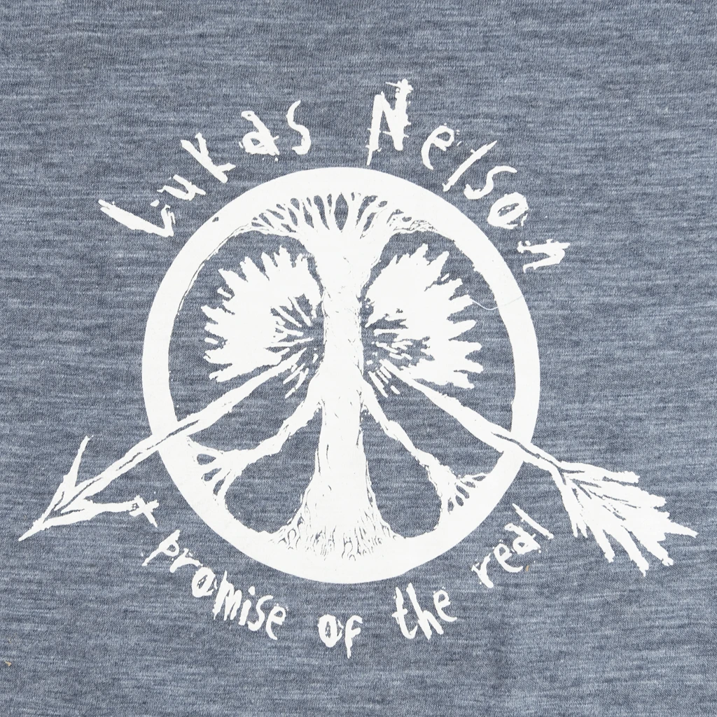 Lukas Nelson & Promise Of The Real Leave Em Behind Women's Heather Grey Long Sleeve T-Shirt New Merch 3 Lukas Nelson & Promise Of The Real Leave Em Behind Women's Heather Grey Long Sleeve T-Shirt New Merch