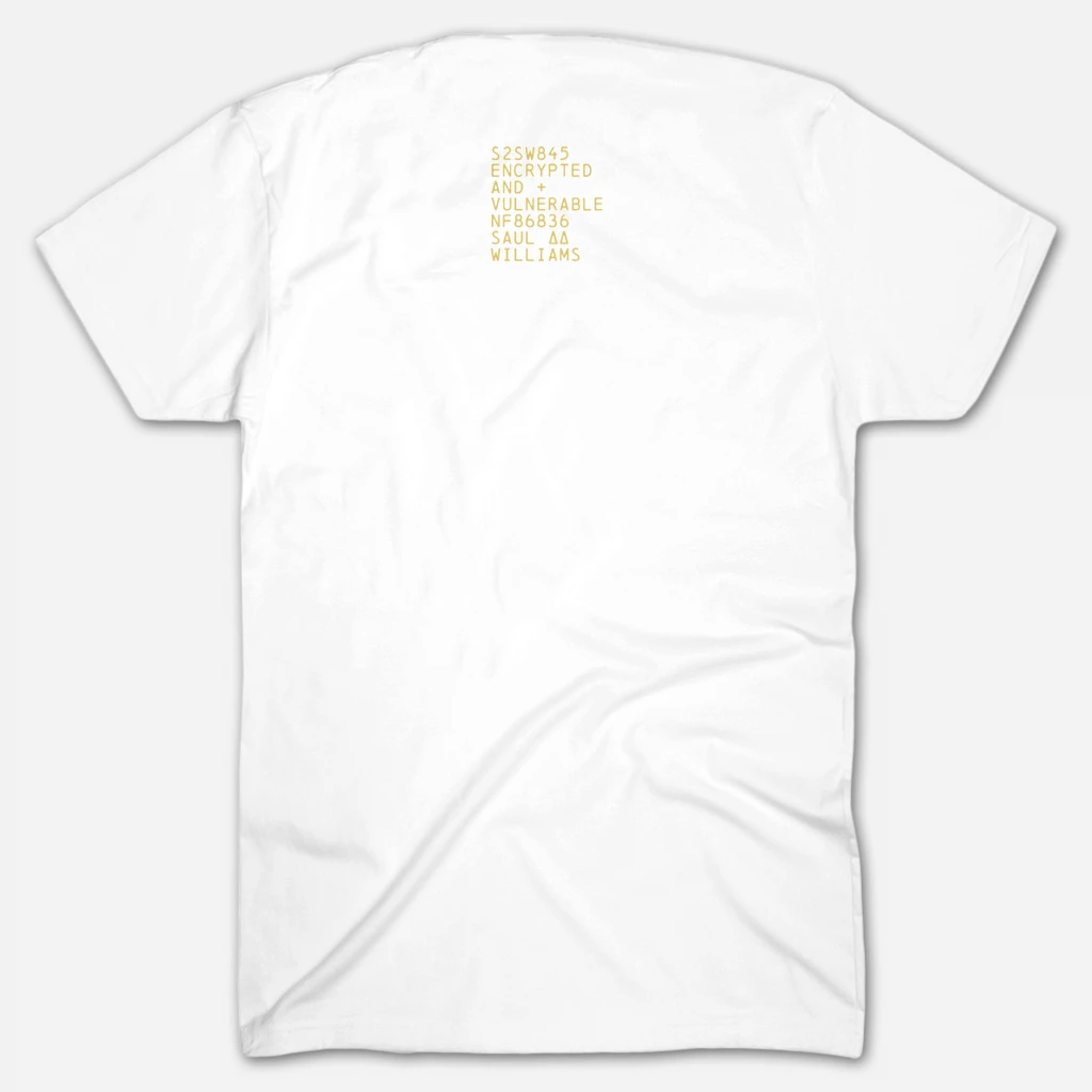 Pirates Blend Saul Williams - Encrypted & Vulnerable T-Shirt New Merch 6 Pirates Blend Saul Williams - Encrypted & Vulnerable T-Shirt New Merch