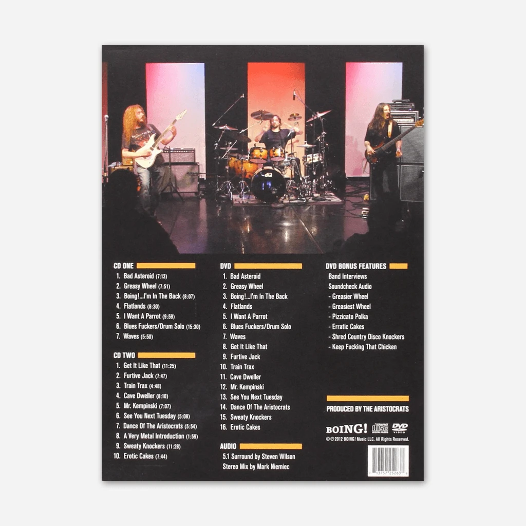 The Aristocrats Boing, We'll Do It Live Deluxe Edition CD & DVD New Merch 2 The Aristocrats Boing, We'll Do It Live Deluxe Edition CD & DVD New Merch