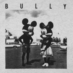 Bully New Merch Mickey Heather White T-Shirt
