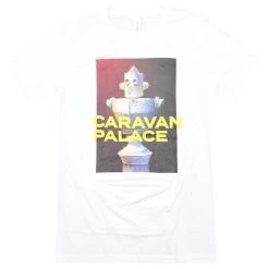 Caravan Palace Chronologic White T-Shirt New Merch 7 Caravan Palace Chronologic White T-Shirt New Merch