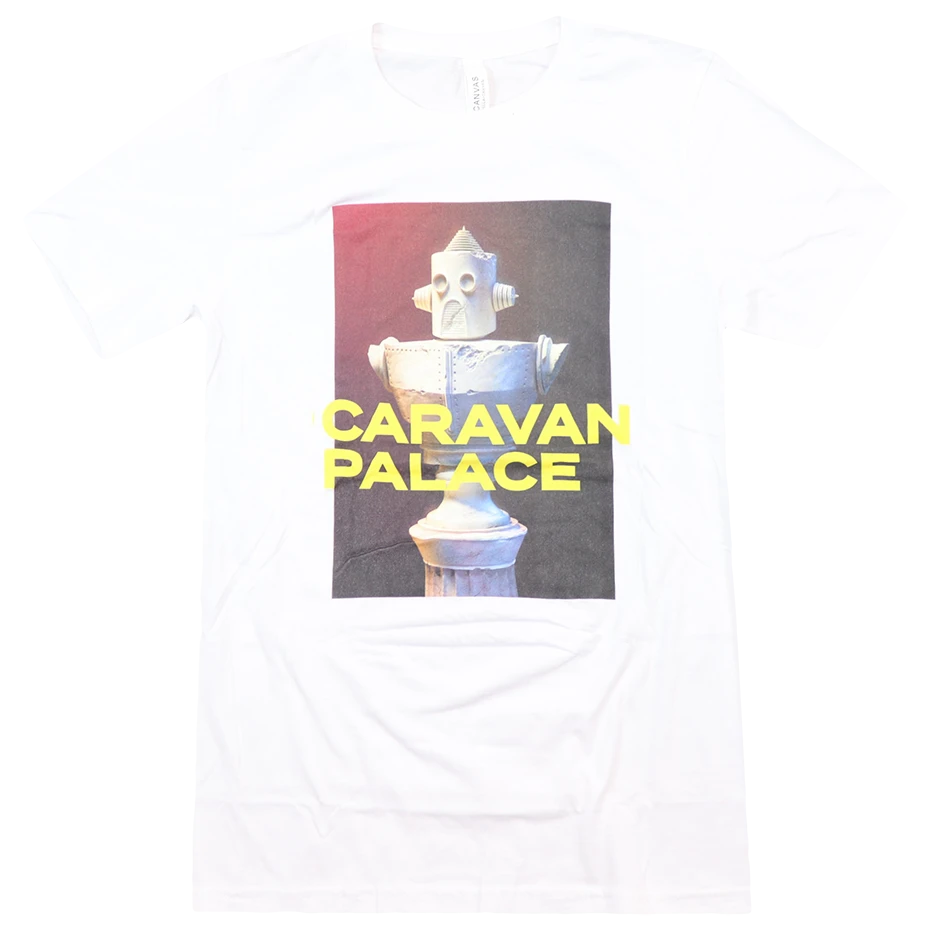 Caravan Palace Chronologic White T-Shirt New Merch 3 Caravan Palace Chronologic White T-Shirt New Merch