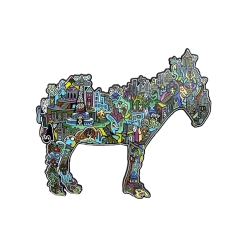 Consider The Source Mule Pin