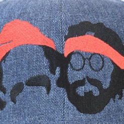 Cheech And Chong New Merch Denim Snapback Hat