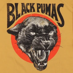 Black Pumas Circle Puma Gold Sweatshirt