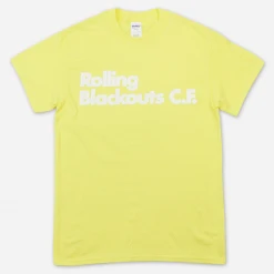 Rolling Blackouts Coastal Fever Classic Yellow T-Shirt New Merch