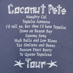 Broken Lizard New Merch Coconut Pete Tour 1978 Vintage Navy T-shirt 7 Broken Lizard New Merch Coconut Pete Tour 1978 Vintage Navy T-shirt
