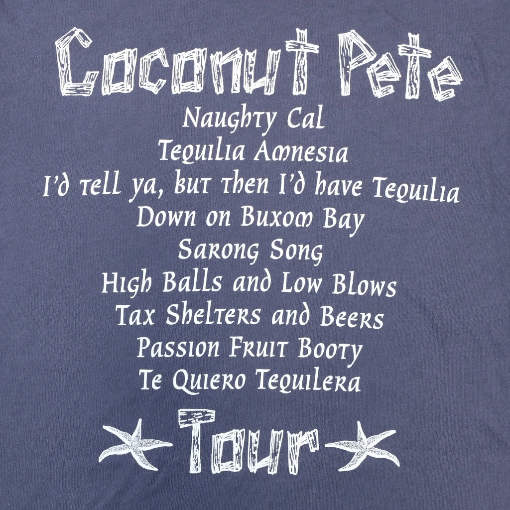 Broken Lizard New Merch Coconut Pete Tour 1978 Vintage Navy T-shirt 3 Broken Lizard New Merch Coconut Pete Tour 1978 Vintage Navy T-shirt