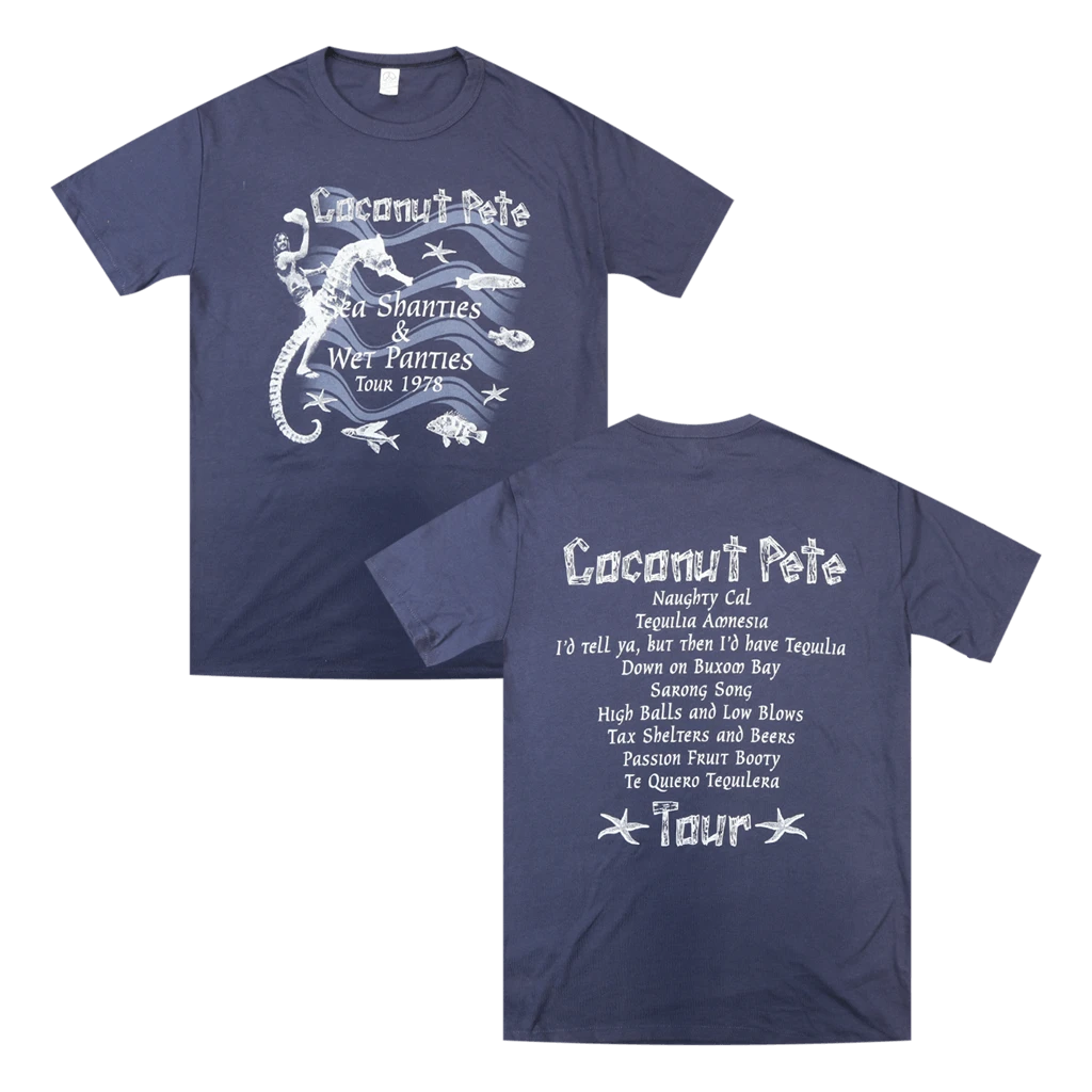 Broken Lizard New Merch Coconut Pete Tour 1978 Vintage Navy T-shirt 1 Broken Lizard New Merch Coconut Pete Tour 1978 Vintage Navy T-shirt