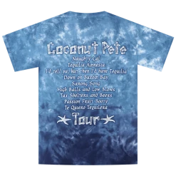 Broken Lizard New Merch Coconut Pete Tour 1978 Vintage Tie Dye T-shirt