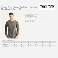 Wilderado Flower Granite Long Sleeve Pocket T-Shirt