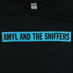 Amyl And The Sniffers Box Face Black Long Sleeve T-Shirt