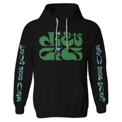 Diet Cig New Merch Who Are You? Black Pullover Hoodie