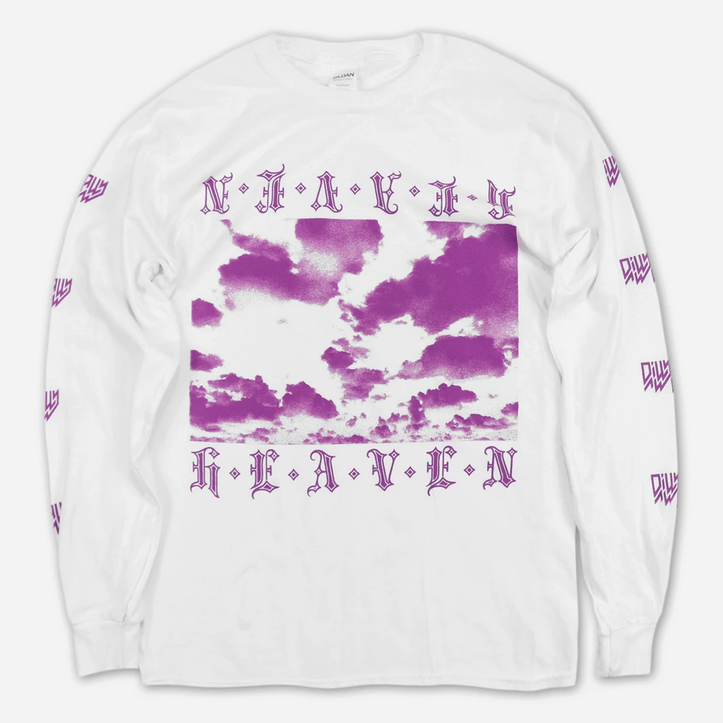 Dilly Dally Heaven White Long Sleeve T-Shirt 1 Dilly Dally Heaven White Long Sleeve T-Shirt