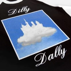 Dilly Dally Toronto Castle Raglan Black/White Raglan