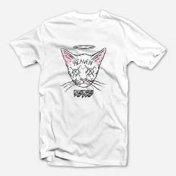 Dilly Dally New Merch Heaven Cat White T-Shirt