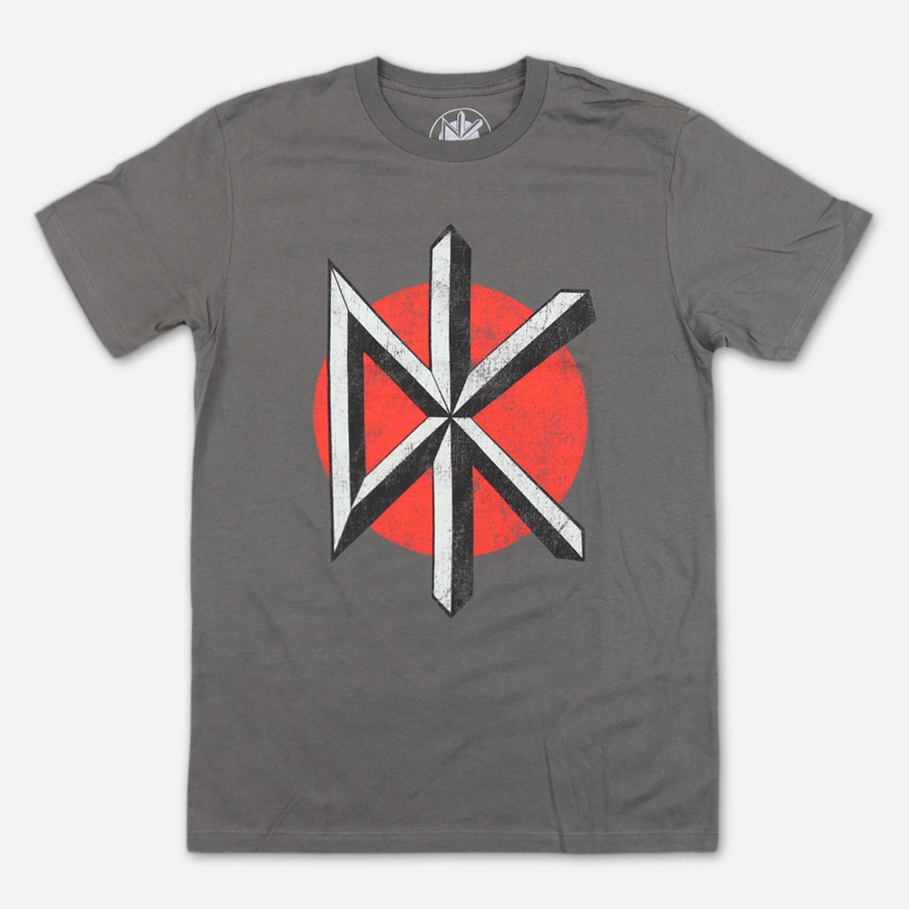 Dead Kennedys Distressed Logo Grey T-Shirt 1 Dead Kennedys Distressed Logo Grey T-Shirt