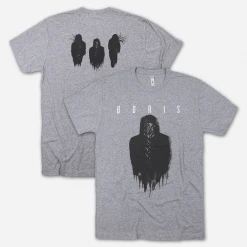 Boris (Band) TRIO Tour Grey Tri-Blend New Merch