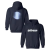 Deafheaven New Merch Infinite Granite Navy Pullover Hoodie