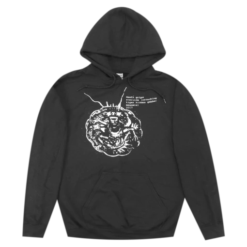 Death Grips New Merch Crouching Black Pullover Hoodie 8 Death Grips New Merch Crouching Black Pullover Hoodie