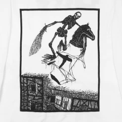 DIIV Deceiver Horsehead Long Sleeve White T-Shirt New Merch