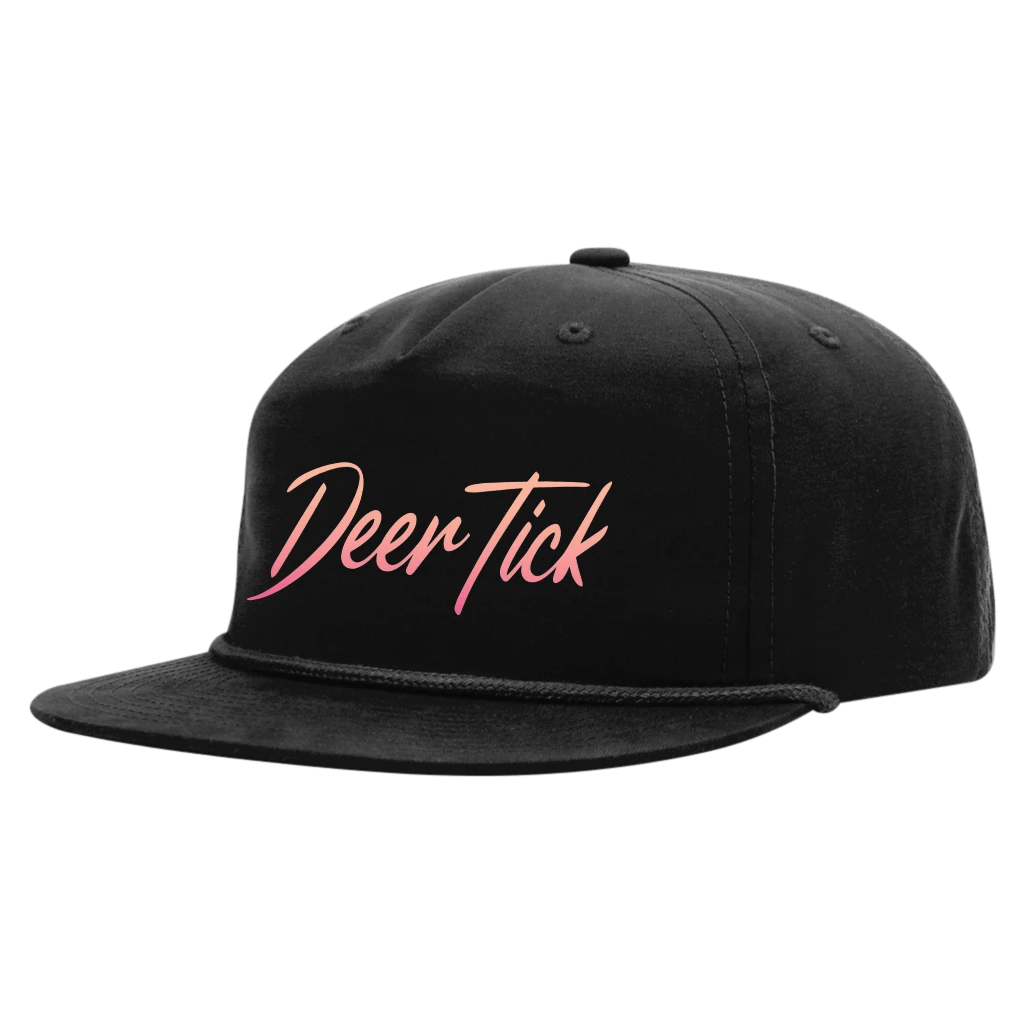 Deer Tick New Merch Dino Script Hat 1 Deer Tick New Merch Dino Script Hat