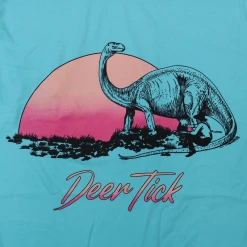Deer Tick Dino Milk Adult's Lagoon T-Shirt
