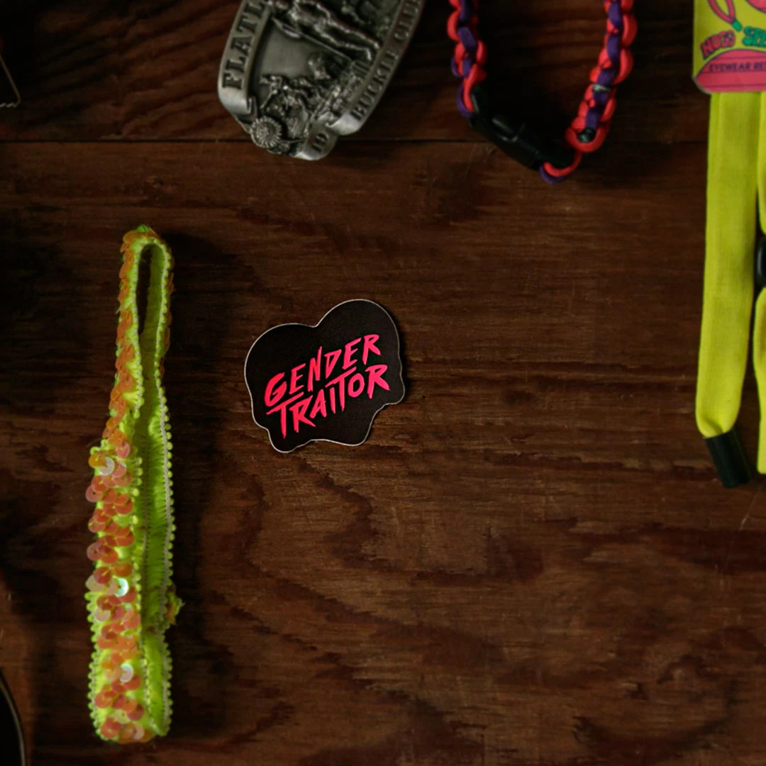 Autostraddle New Merch Gender Traitor Sticker 2 Autostraddle New Merch Gender Traitor Sticker