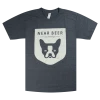 NEAR BEER New Merch Dog Face Tri-Blend Dark Grey T-Shirt